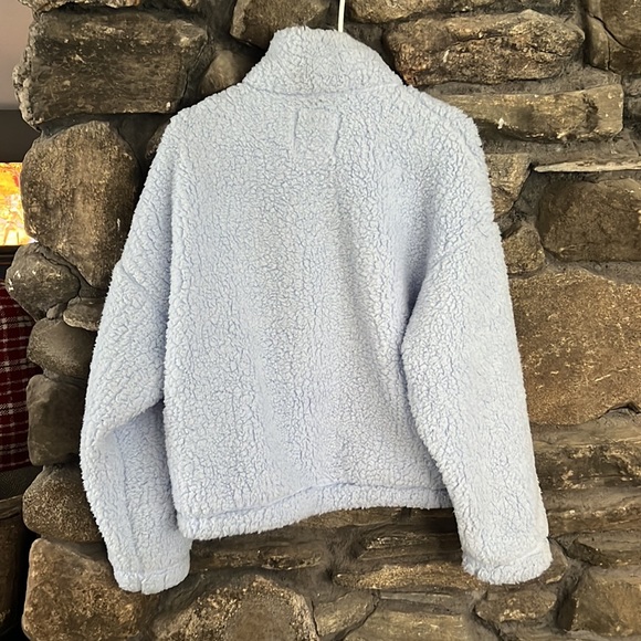 Hollister Periwinkle Sherpa Jacket - Picture 2 of 3